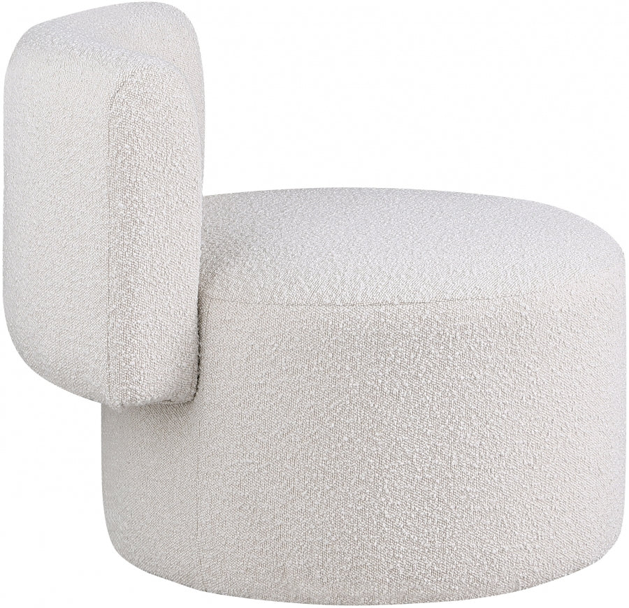 Fauteuil d'appoint rembourré en chenille Vivi