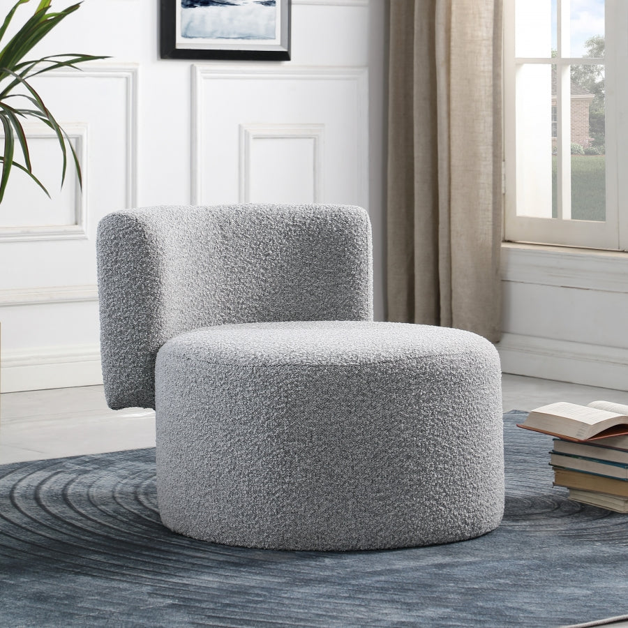 Fauteuil d'appoint rembourré en chenille Vivi