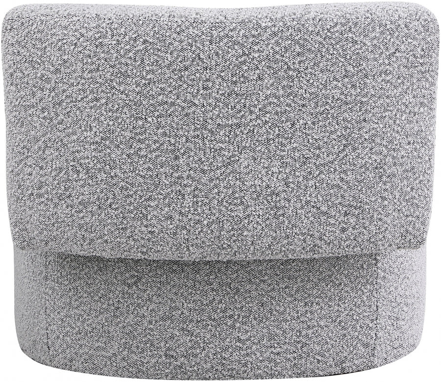 Fauteuil d'appoint rembourré en chenille Vivi
