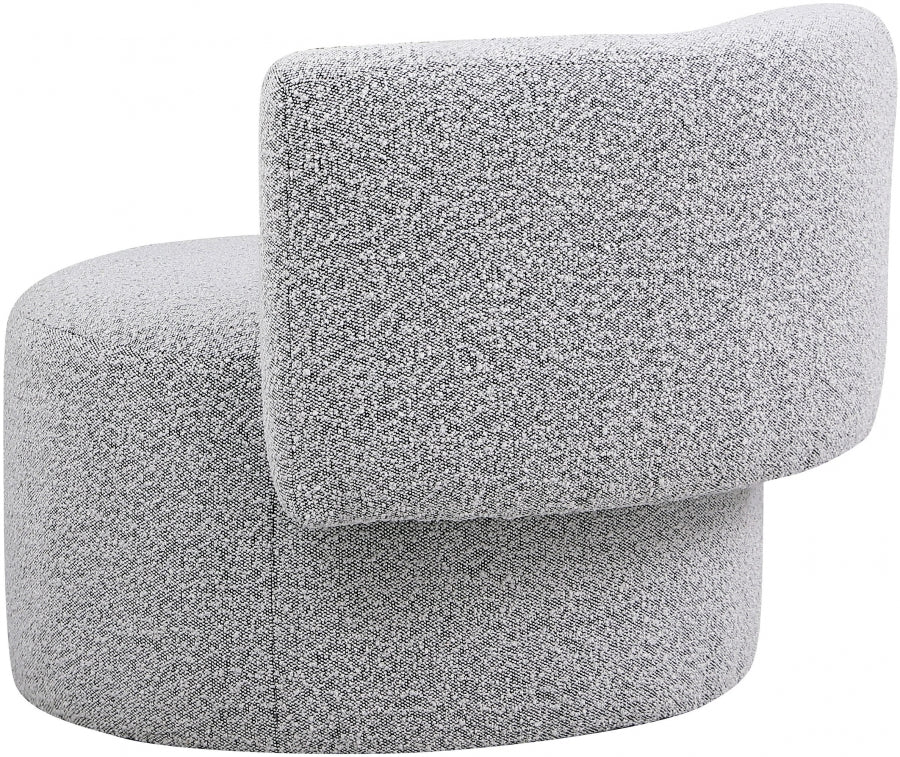 Fauteuil d'appoint rembourré en chenille Vivi