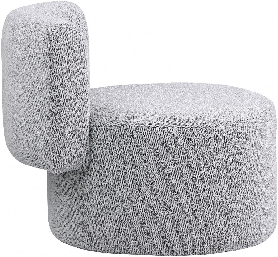 Fauteuil d'appoint rembourré en chenille Vivi
