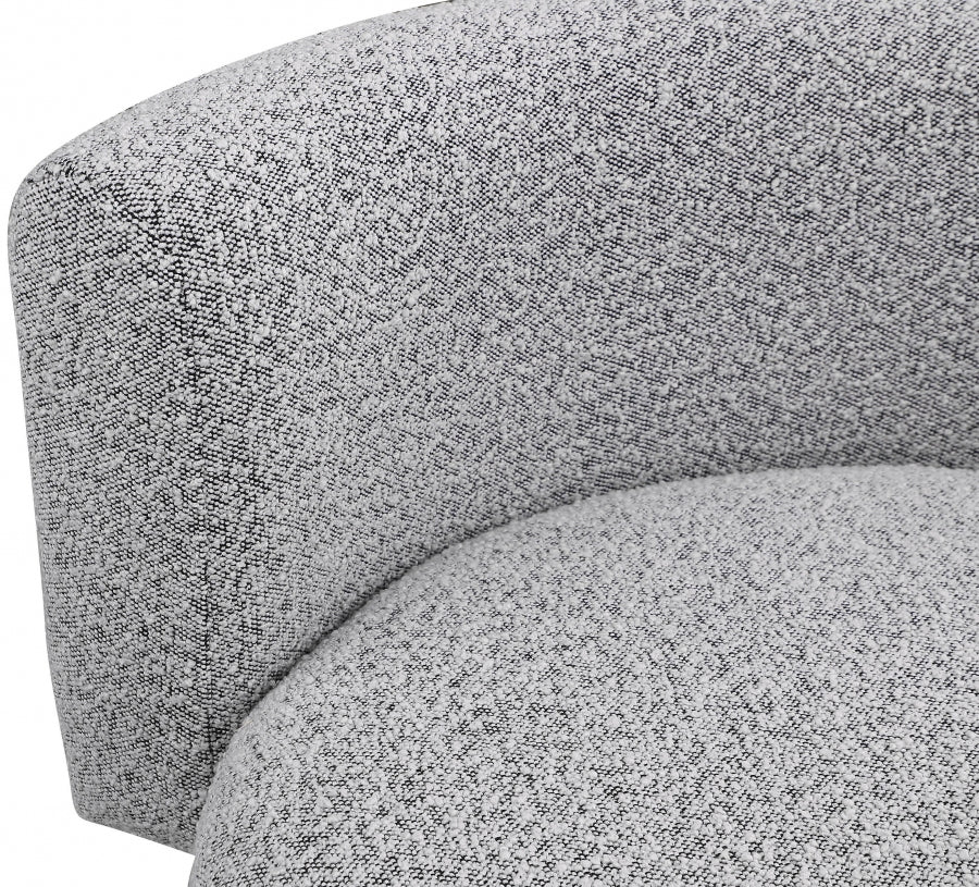 Fauteuil d'appoint rembourré en chenille Vivi