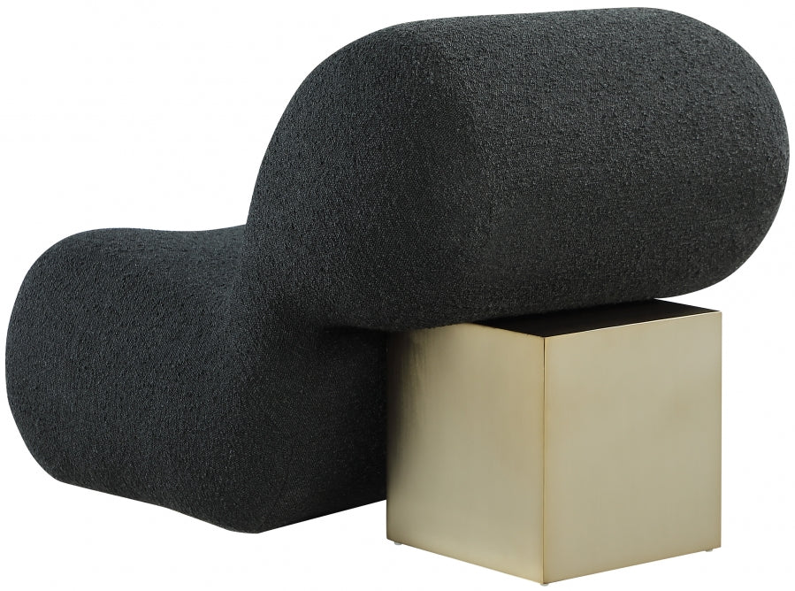 Fauteuil d'appoint rembourré en chenille Vivi