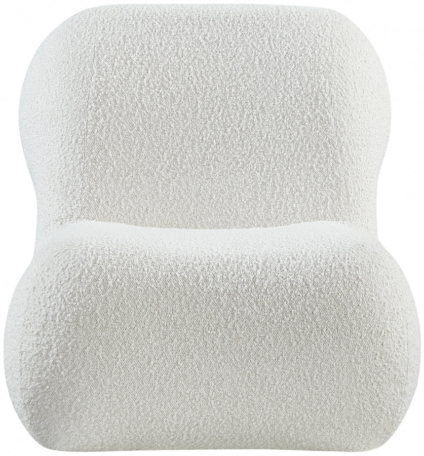 Fauteuil d'appoint rembourré en chenille Vivi