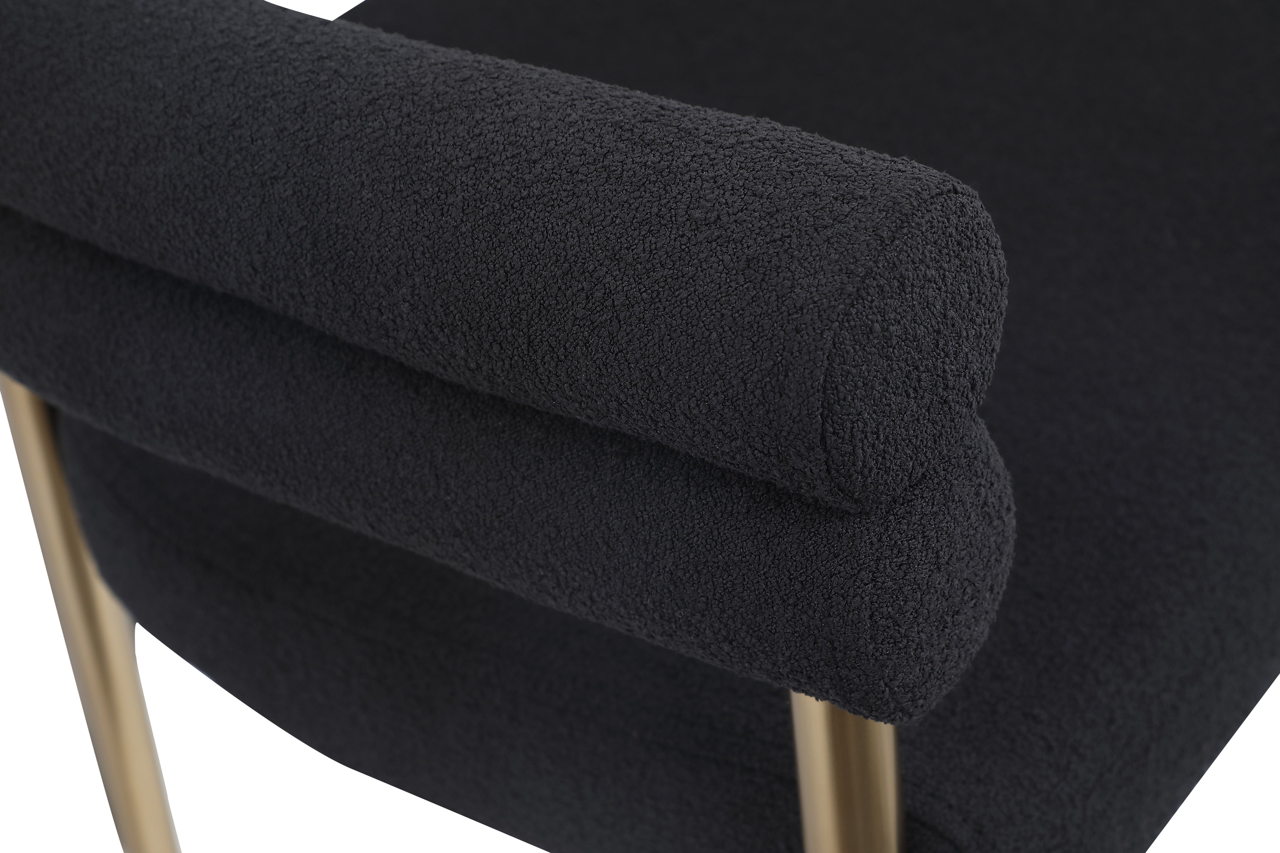 Fauteuil d'appoint rembourré en chenille Vivi
