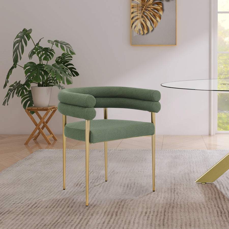 Fauteuil d'appoint rembourré en chenille Vivi