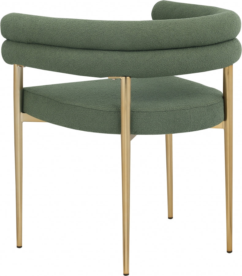 Fauteuil d'appoint rembourré en chenille Vivi