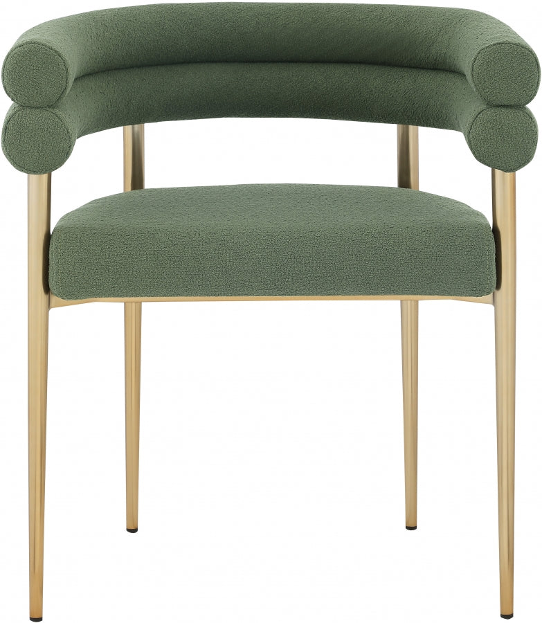 Fauteuil d'appoint rembourré en chenille Vivi