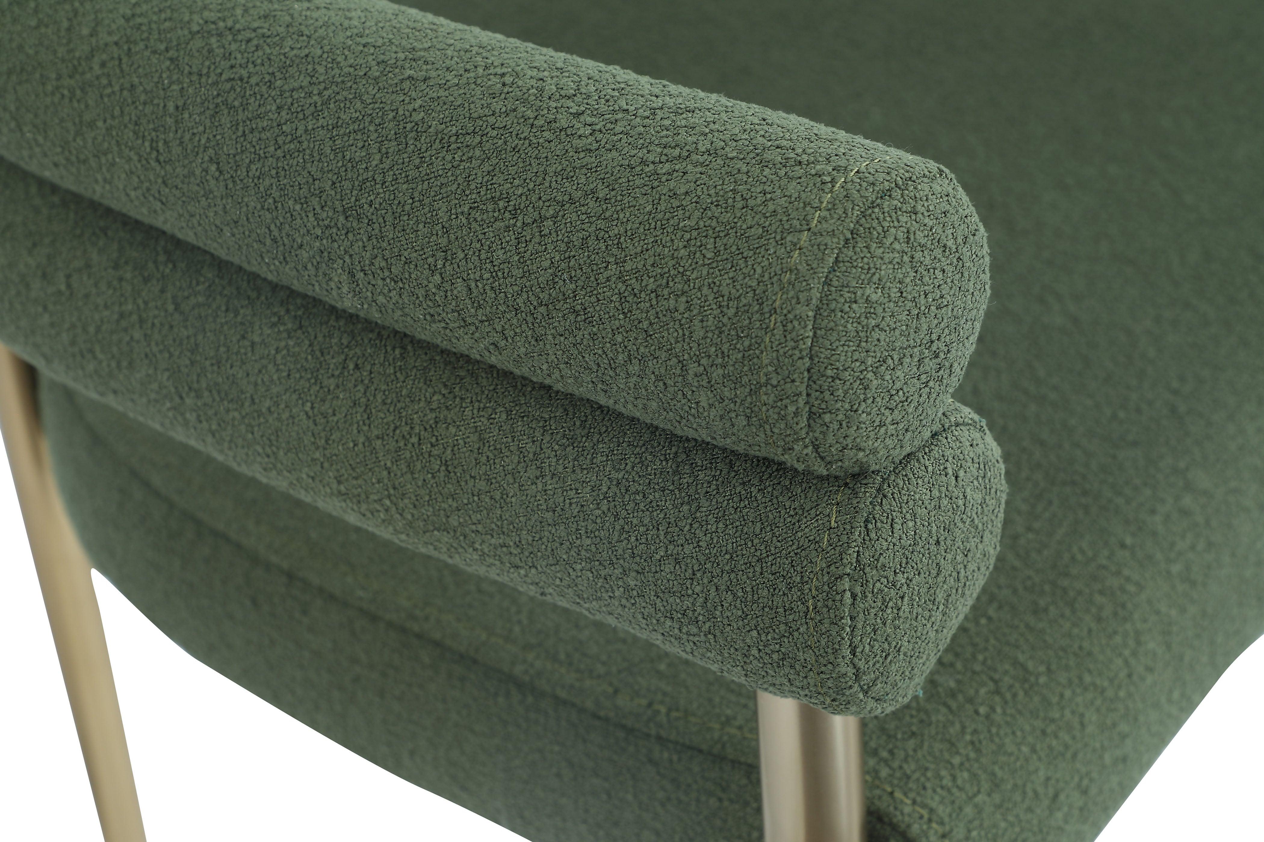 Fauteuil d'appoint rembourré en chenille Vivi