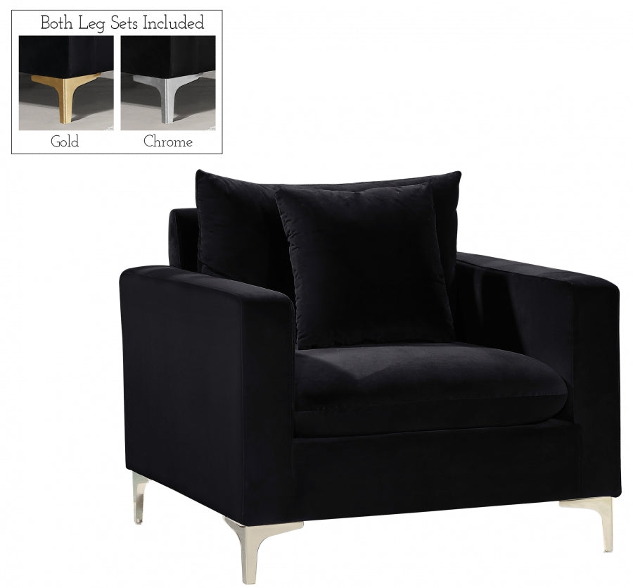Fauteuil d'appoint rembourré en chenille Vivi