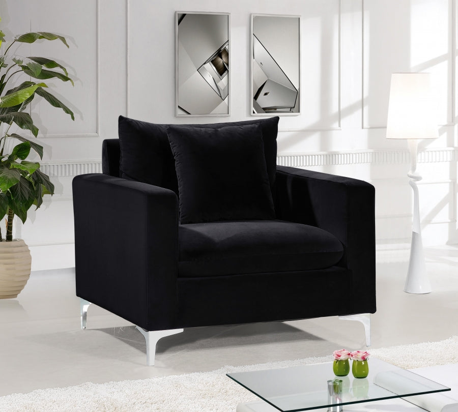 Fauteuil d'appoint rembourré en chenille Vivi