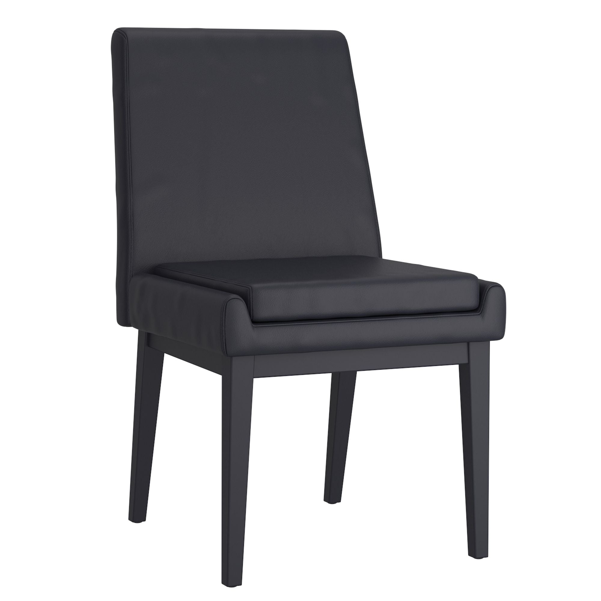 Gavin/Cortez 7pc Dining Set in Black with Black Chair