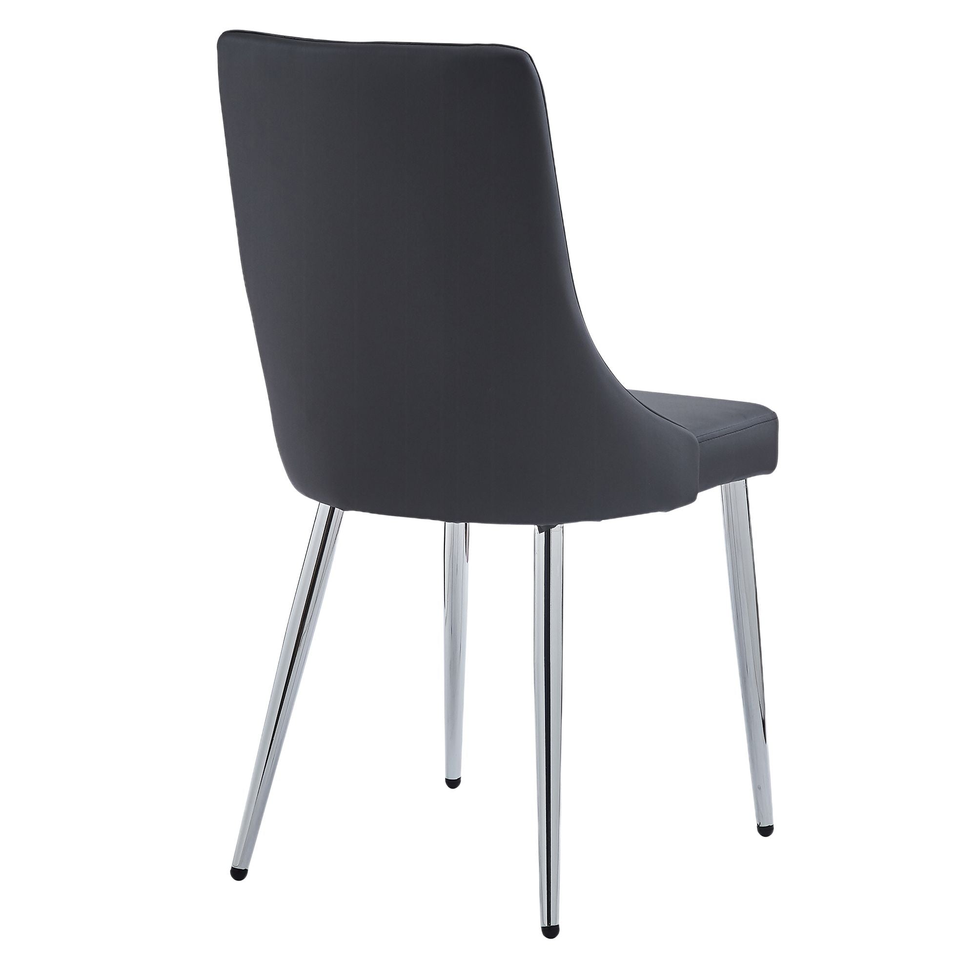 Gavin/Devo 7pc Dining Set in Black with Black Chair