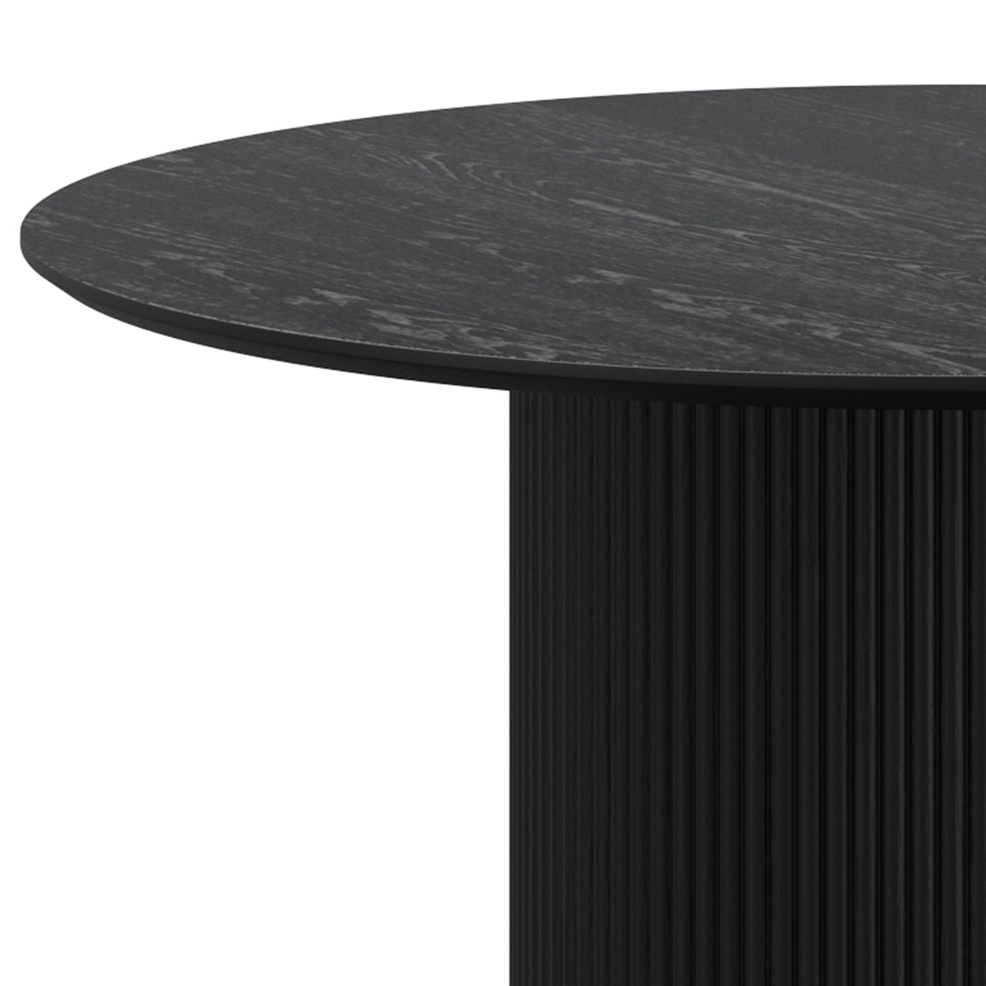 Tovas/Caprese 5pc Dining Set - Black Table with Black Chair