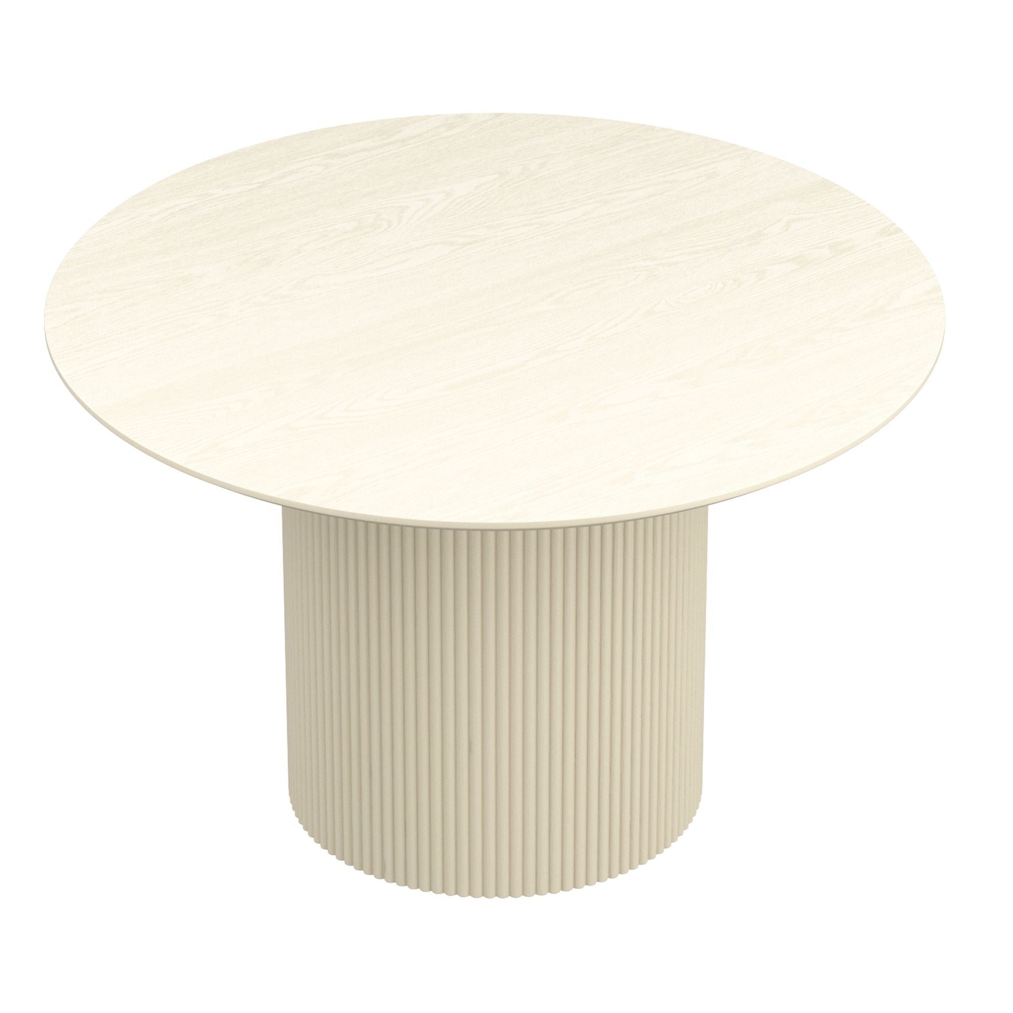 Tovas/Amara 5pc Dining Set - Ivory Table with Beige Chair