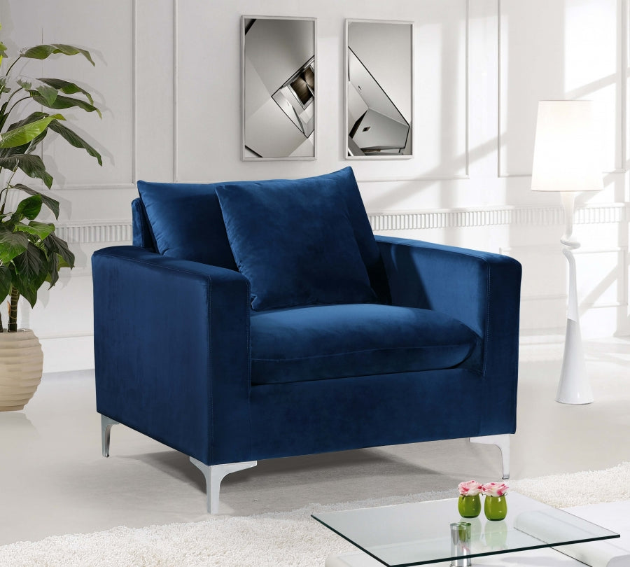 Fauteuil d'appoint rembourré en chenille Vivi