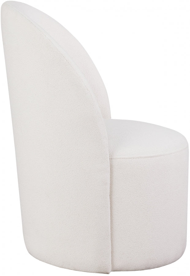 Hautely Boucle Fabric Upholstered Accent | Dining Chair