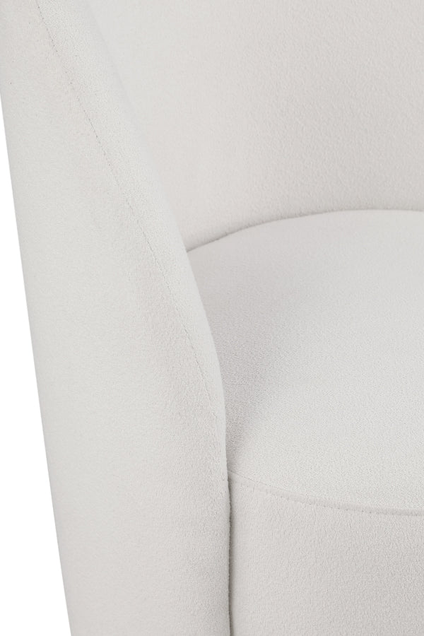Hautely Boucle Fabric Upholstered Accent | Dining Chair