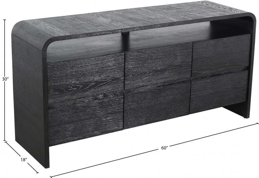 Commode en bois de chêne Cresthill