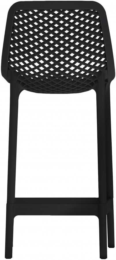 Mykonos Plastic Outdoor Patio Stools - Set of 4