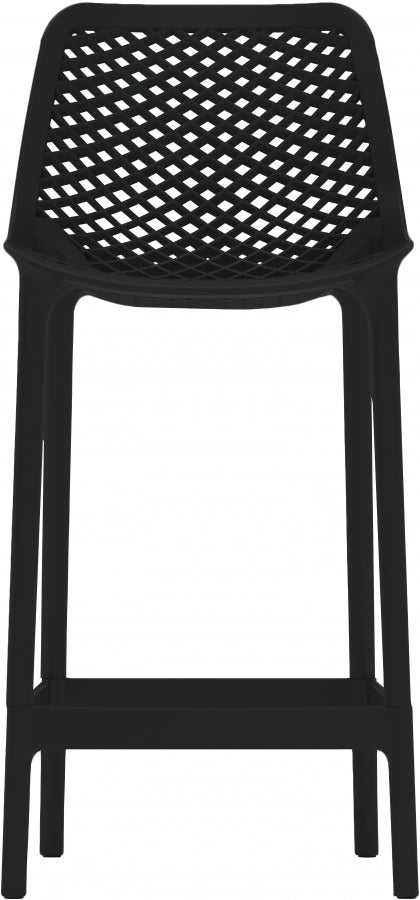 Mykonos Plastic Outdoor Patio Stools - Set of 4