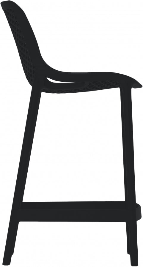 Mykonos Plastic Outdoor Patio Stools - Set of 4
