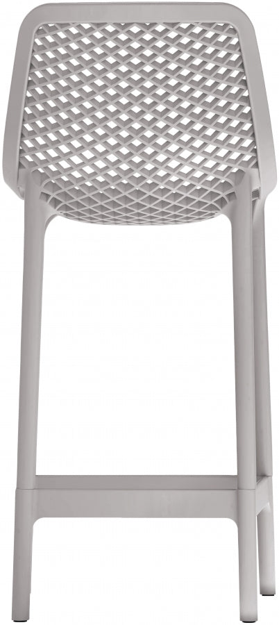 Mykonos Plastic Outdoor Patio Stools - Set of 4