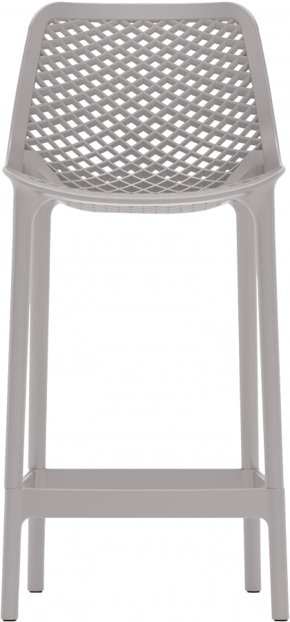 Mykonos Plastic Outdoor Patio Stools - Set of 4