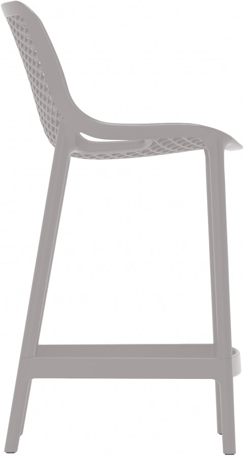 Mykonos Plastic Outdoor Patio Stools - Set of 4