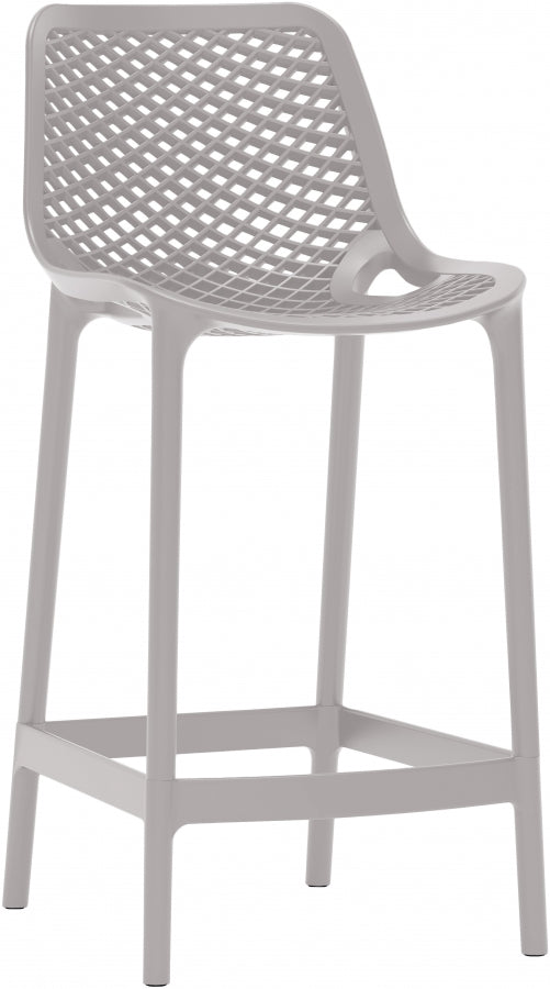 Mykonos Plastic Outdoor Patio Stools - Set of 4
