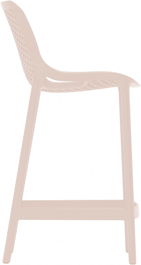Mykonos Plastic Outdoor Patio Stools - Set of 4