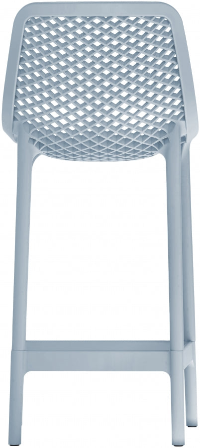 Mykonos Plastic Outdoor Patio Stools - Set of 4