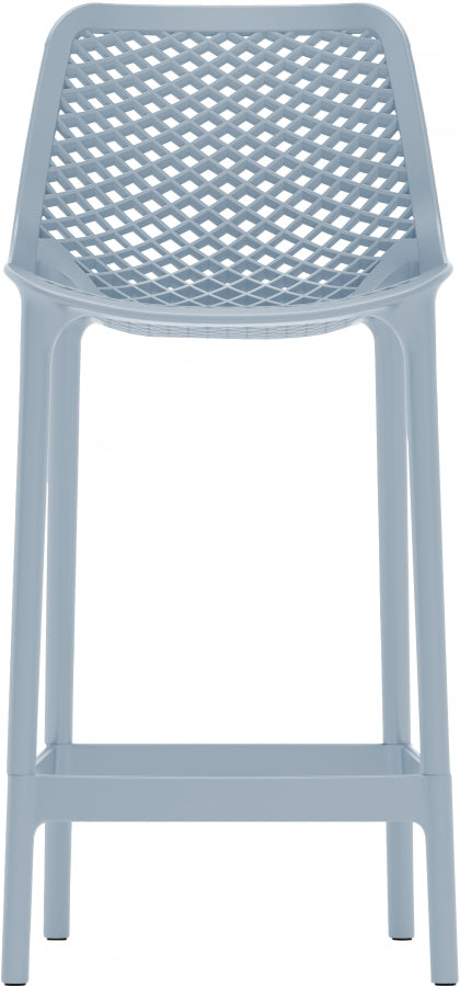 Mykonos Plastic Outdoor Patio Stools - Set of 4