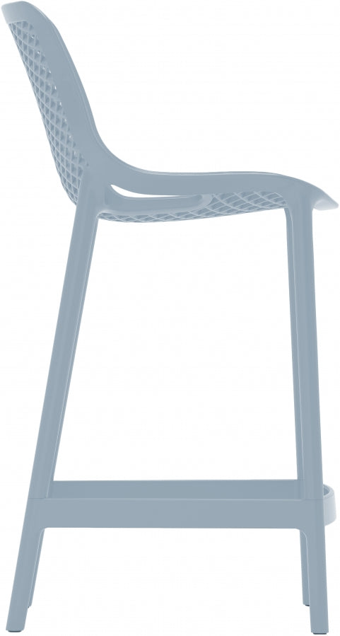 Mykonos Plastic Outdoor Patio Stools - Set of 4