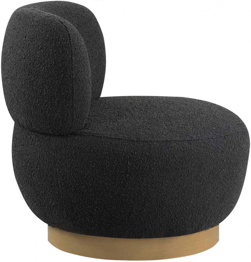 Fauteuil d'appoint rembourré en chenille Vivi