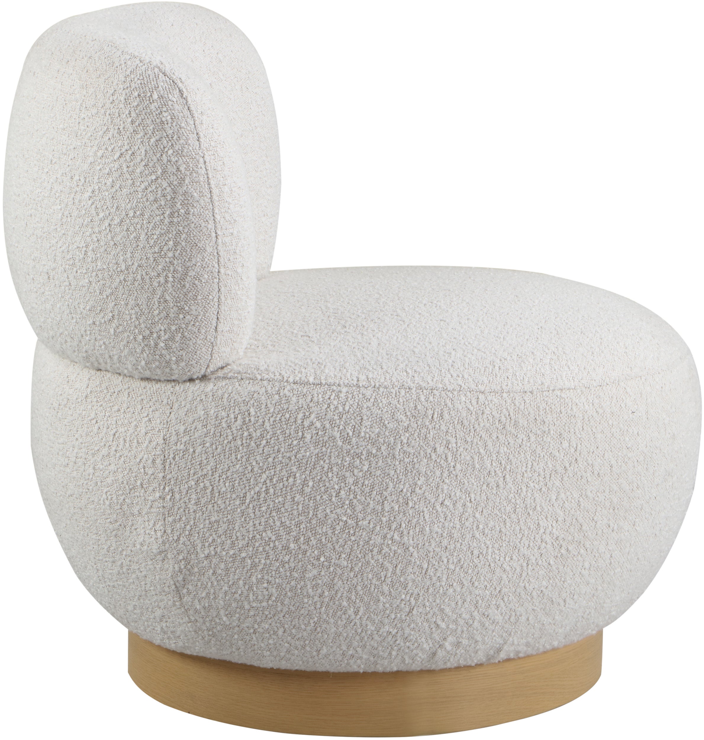Fauteuil d'appoint rembourré en chenille Vivi
