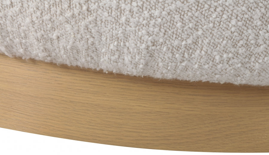 Fauteuil d'appoint rembourré en chenille Vivi