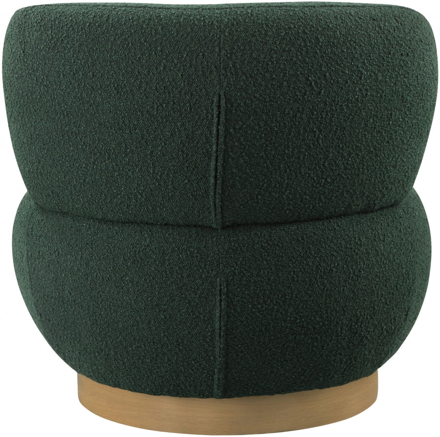 Fauteuil d'appoint rembourré en chenille Vivi