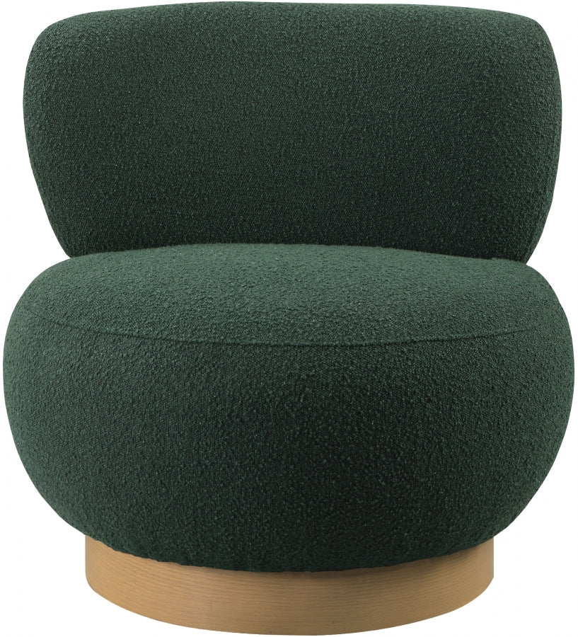 Fauteuil d'appoint rembourré en chenille Vivi