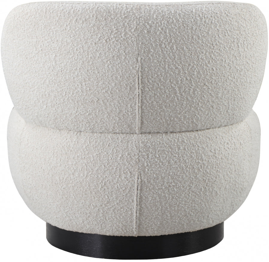 Fauteuil d'appoint rembourré en chenille Vivi
