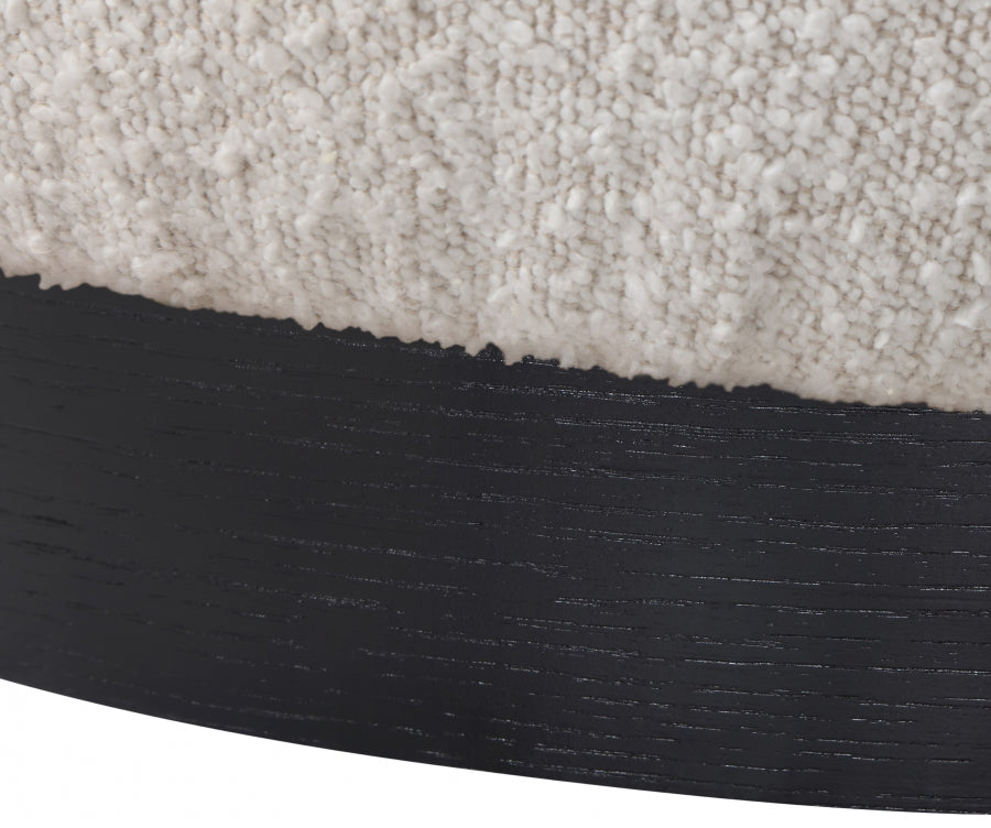 Fauteuil d'appoint rembourré en chenille Vivi