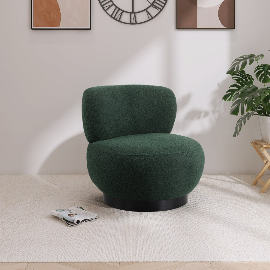 Fauteuil d'appoint rembourré en chenille Vivi