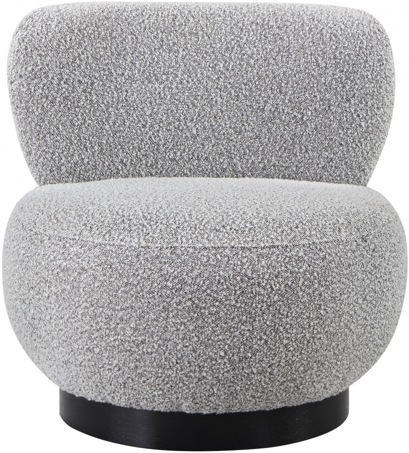 Fauteuil d'appoint rembourré en chenille Vivi