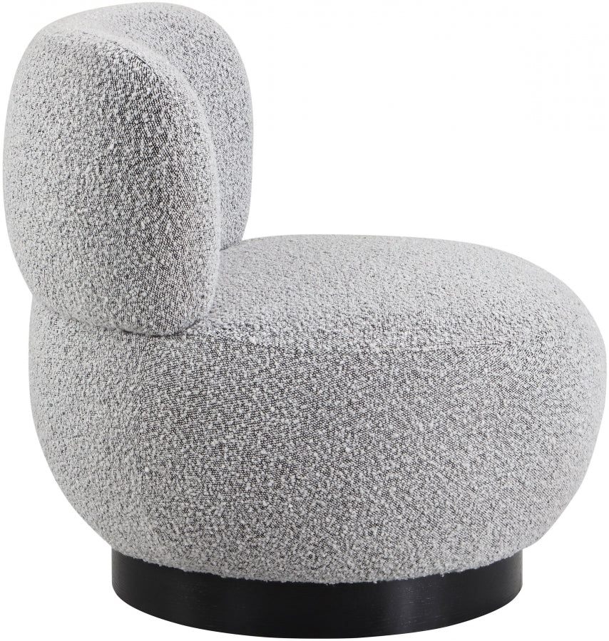 Fauteuil d'appoint rembourré en chenille Vivi