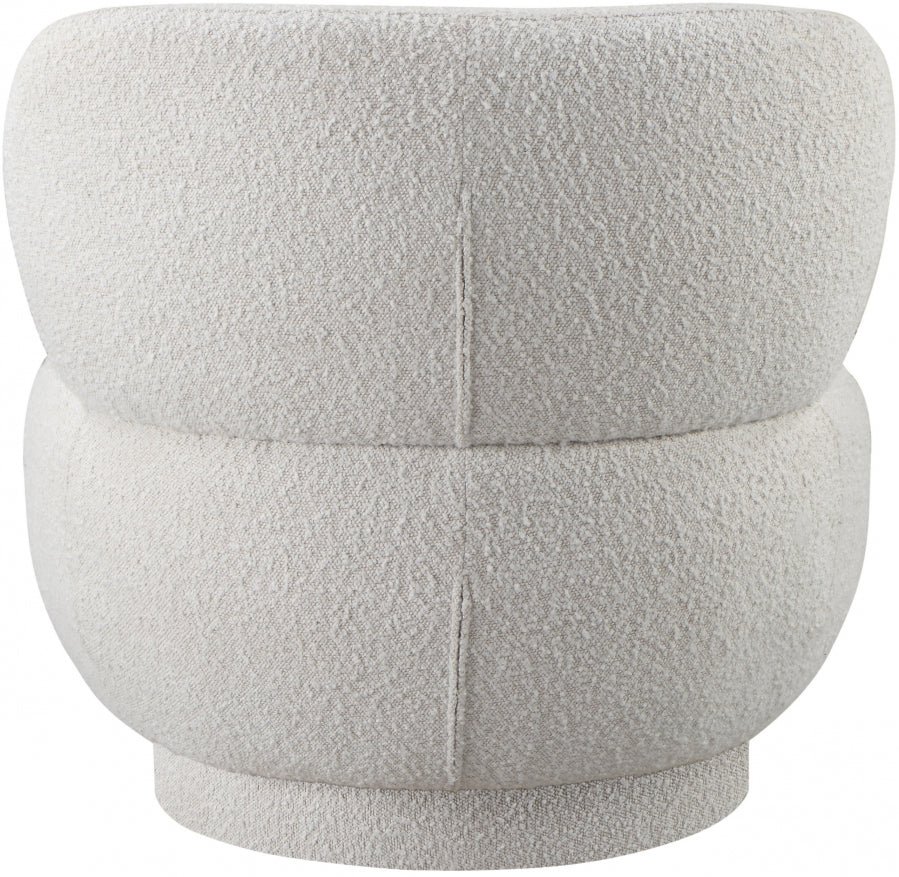 Fauteuil d'appoint rembourré en chenille Vivi