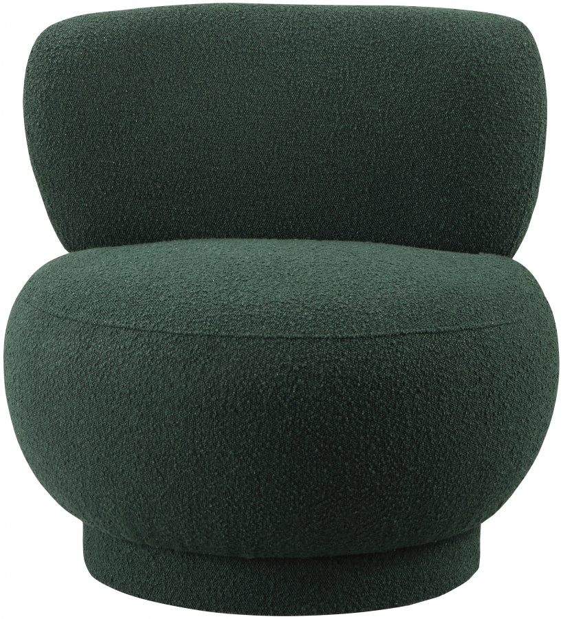 Fauteuil d'appoint rembourré en chenille Vivi