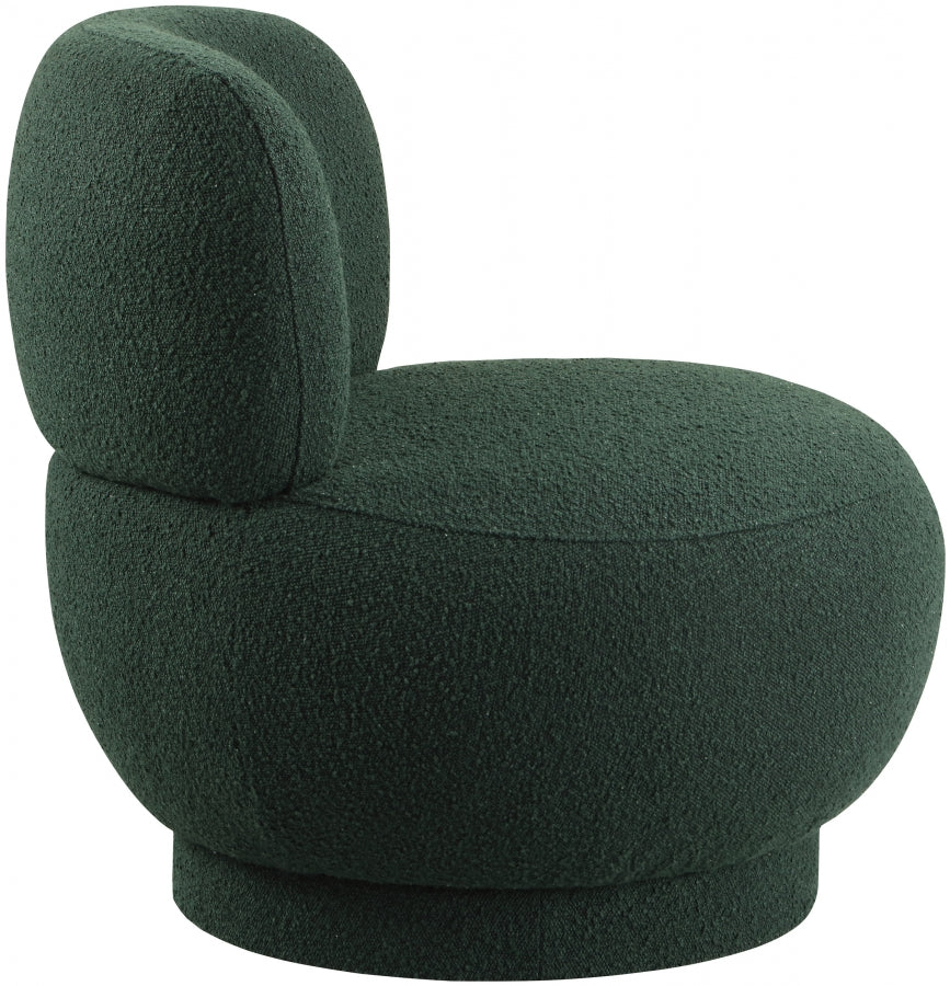 Fauteuil d'appoint rembourré en chenille Vivi