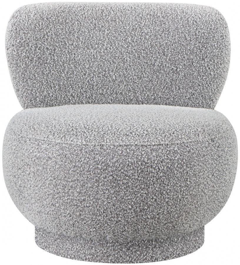 Fauteuil d'appoint rembourré en chenille Vivi