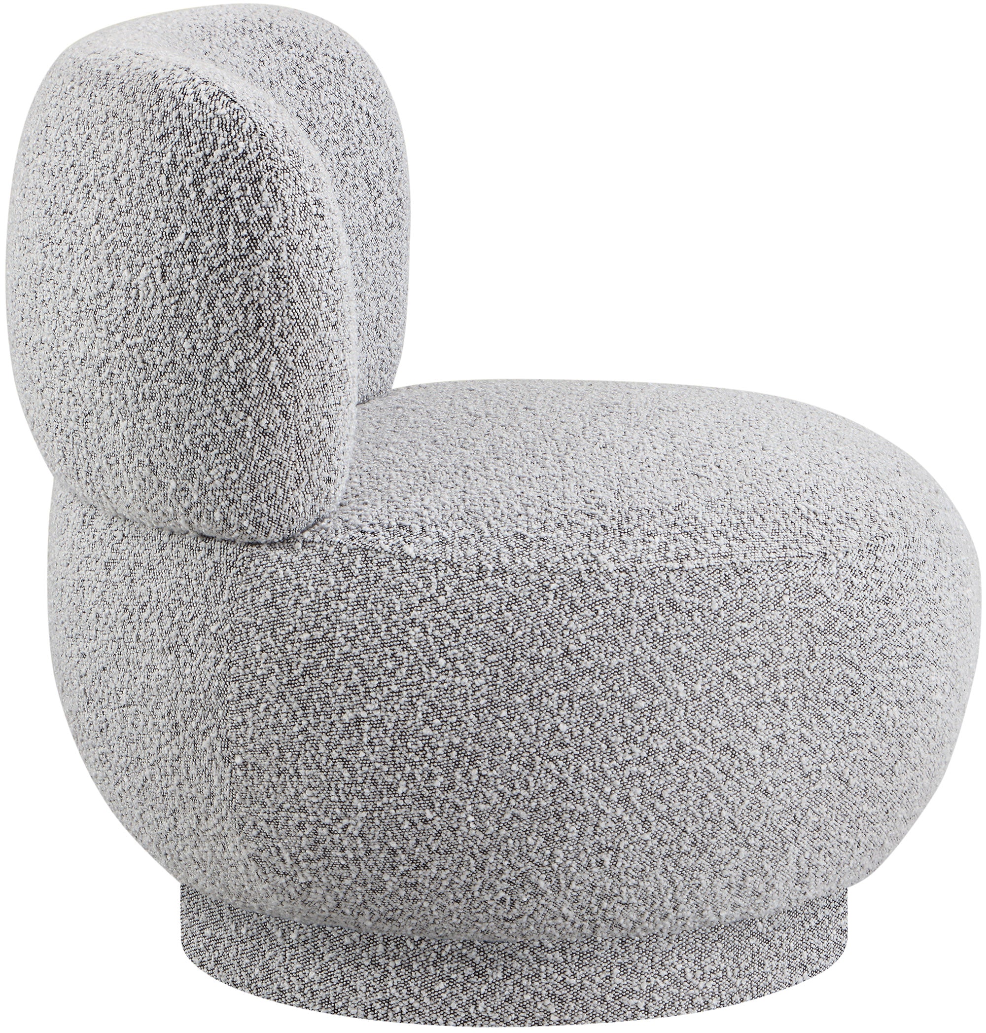 Fauteuil d'appoint rembourré en chenille Vivi