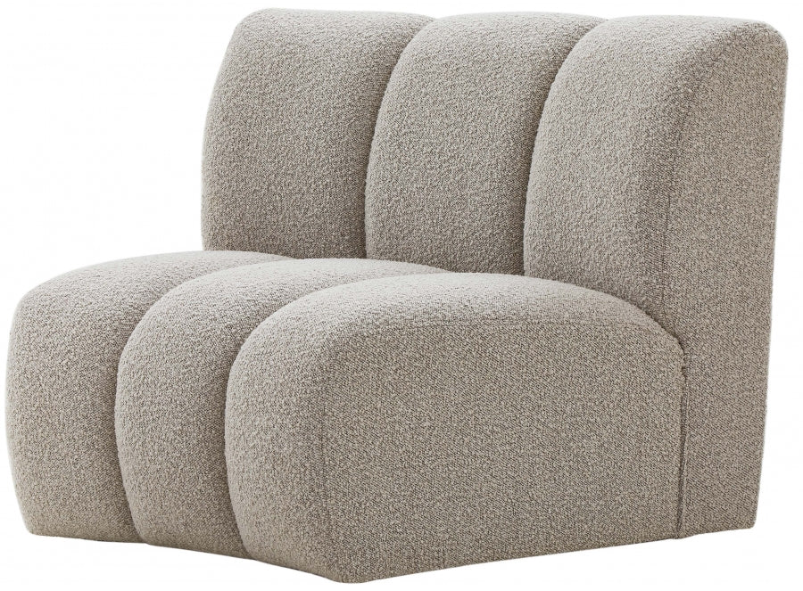 Infinity Boucle Fabric Upholstered Modular Chair